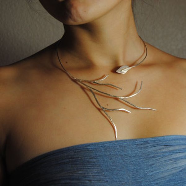 Cottonwood tree necklace